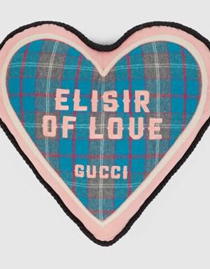 Decorative 'Elisir of Love Gucci' cushion