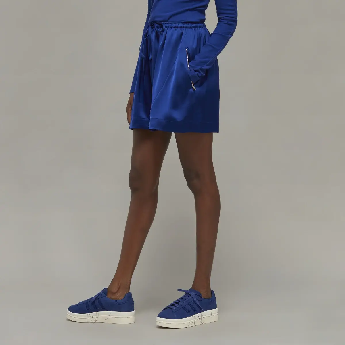 Adidas Y-3 Tech Silk Shorts. 2