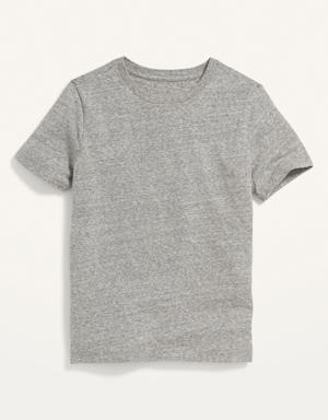 Softest Crew-Neck T-Shirt for Boys gray