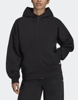Sportswear Studio Lounge Fleece Hooded Full-Zip Sweatshirt