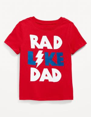 Short-Sleeve Graphic T-Shirt for Toddler Boys red