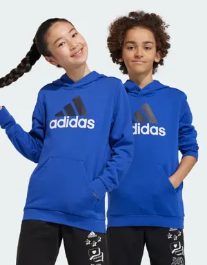 Adidas Essentials Two-Colored Big Logo Cotton Hoodie
