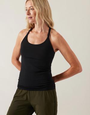 Renew Built-In Bra Tank A-C black