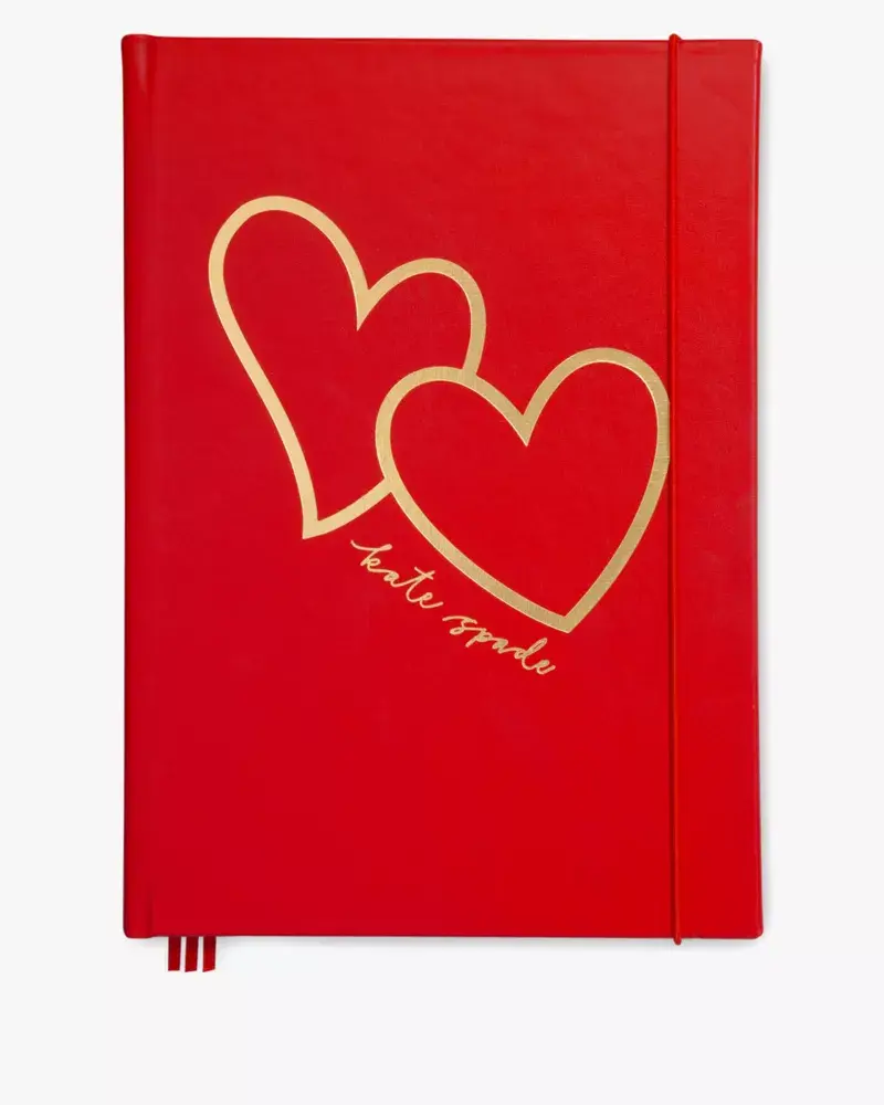 Kate Spade Brush Hearts Take Note XL Notebook. 1