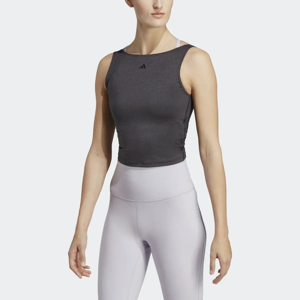 Adidas Yoga Studio Crop Tank Top. 1