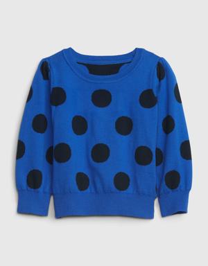 Toddler Printed Sweater blue