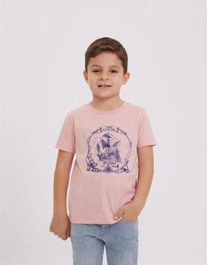 Kalyon Erkek Çocuk T-Shirt Pembe