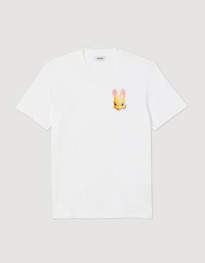 Rabbit print T-shirt Login to add to Wish list