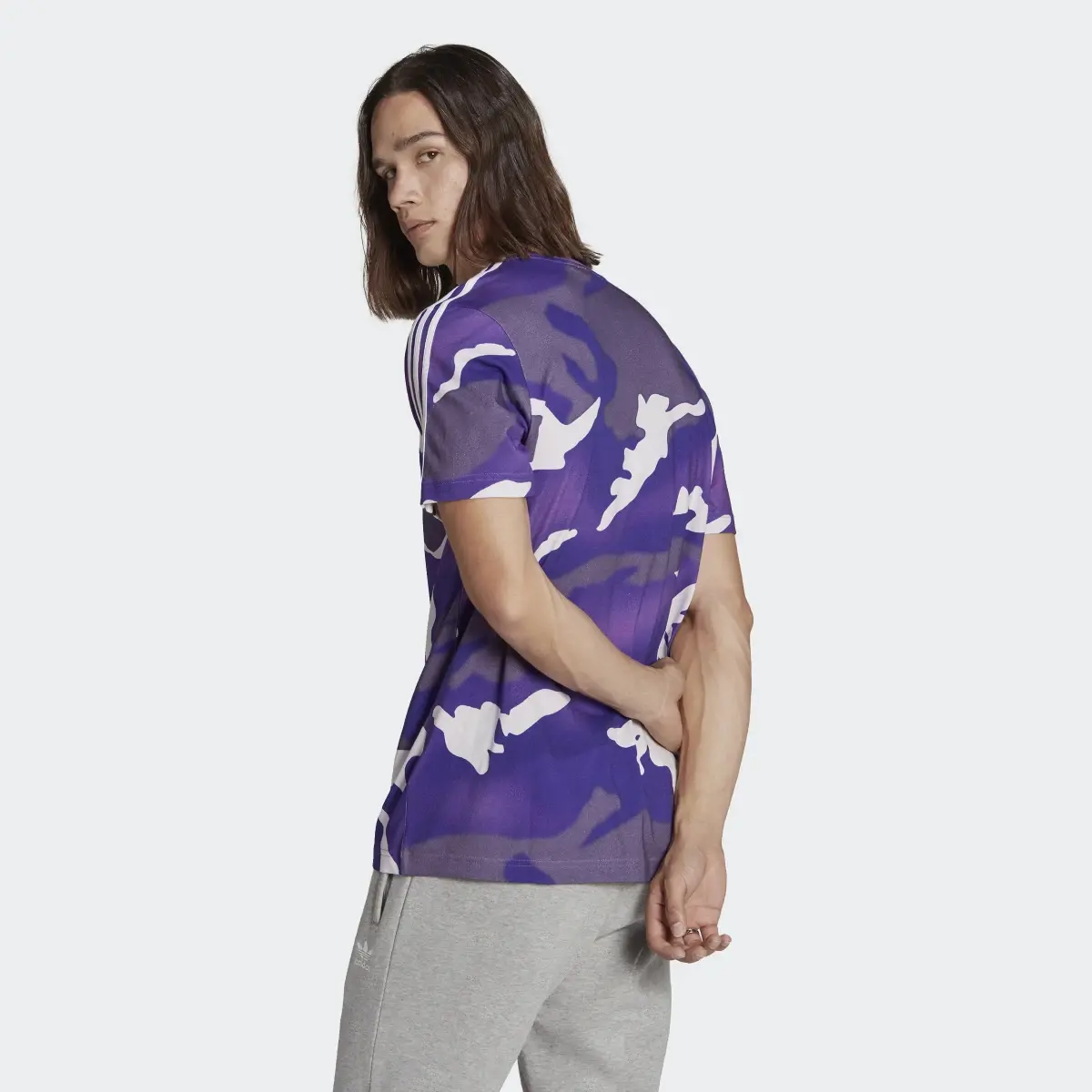 Adidas Graphics Camo Allover Print T-Shirt. 3