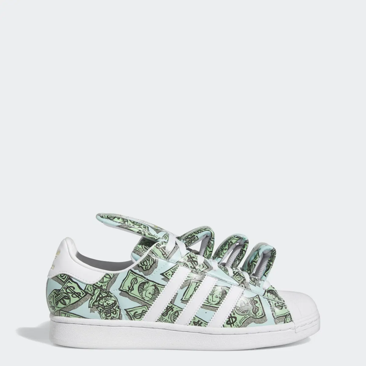 Adidas Jeremy Scott Money Print Superstar Shoes. 1