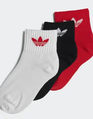 Adidas Mid-Ankle Socken, 3 Paar