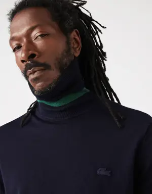 Men's Turtleneck Merino Wool Sweater