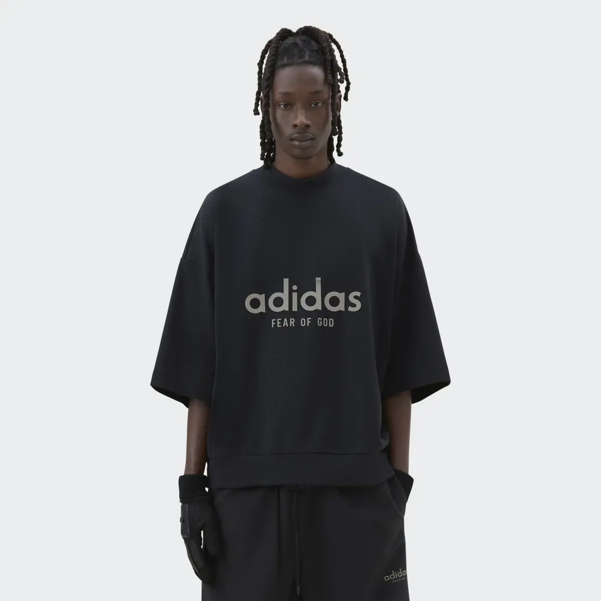 Adidas Koszulka Fear of God Athletics Heavy Jersey 3/4 Mock. 3