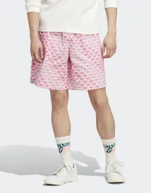 Adidas Graphics Monogram Allover Print Shorts