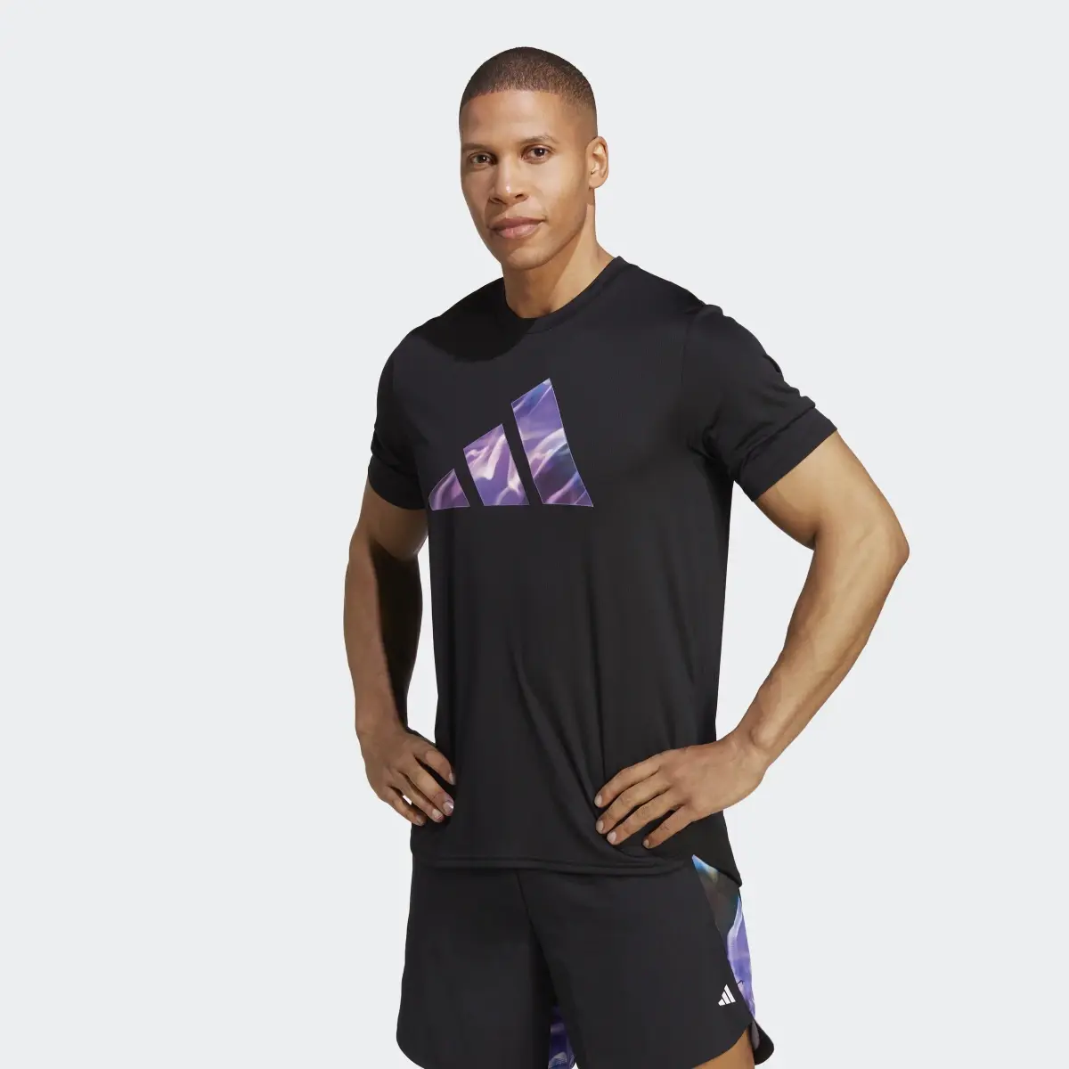 Adidas T-shirt Designed for Movement HIIT Training. 2