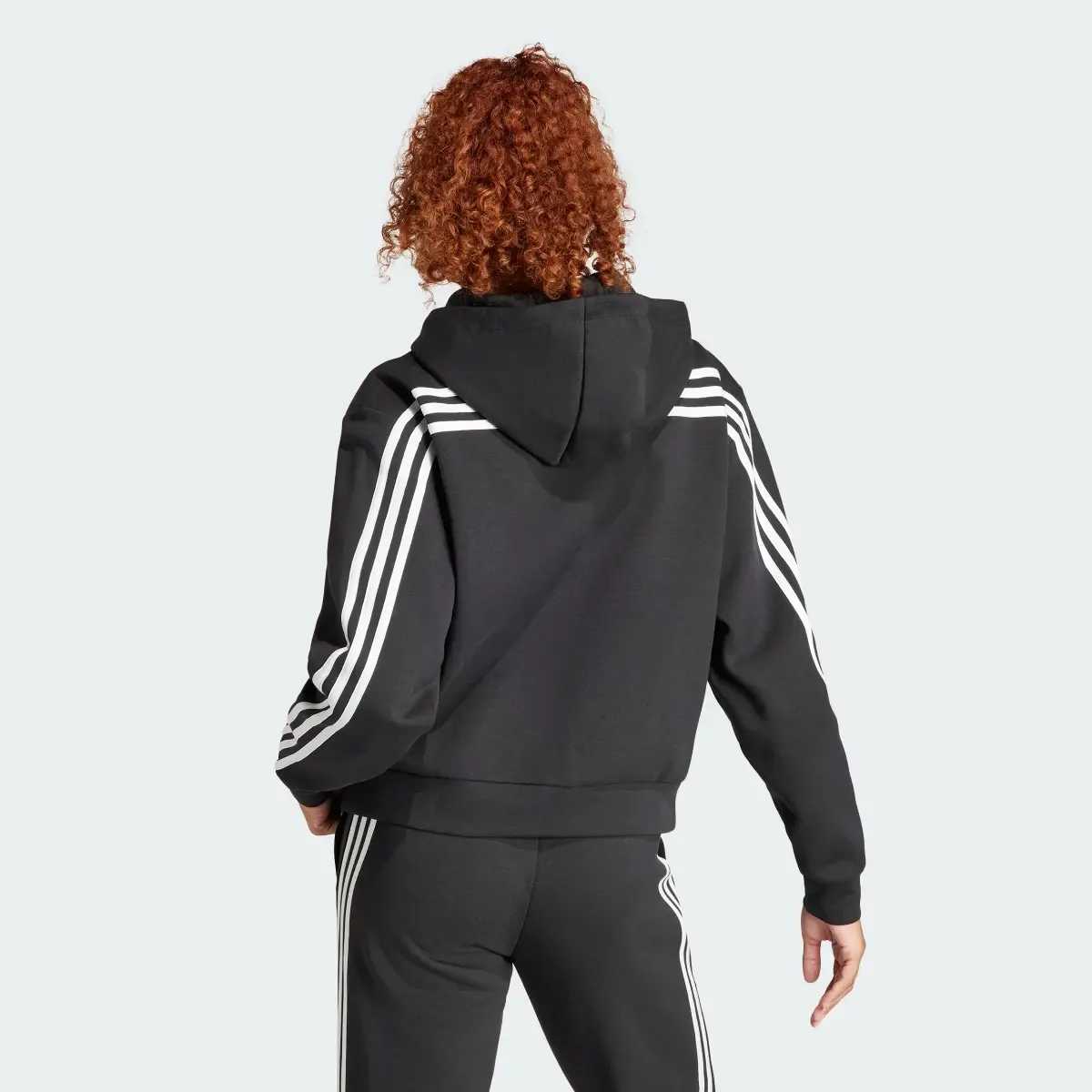 Adidas Future Icons 3-Stripes Full Zip Kapüşonlu Üst. 3