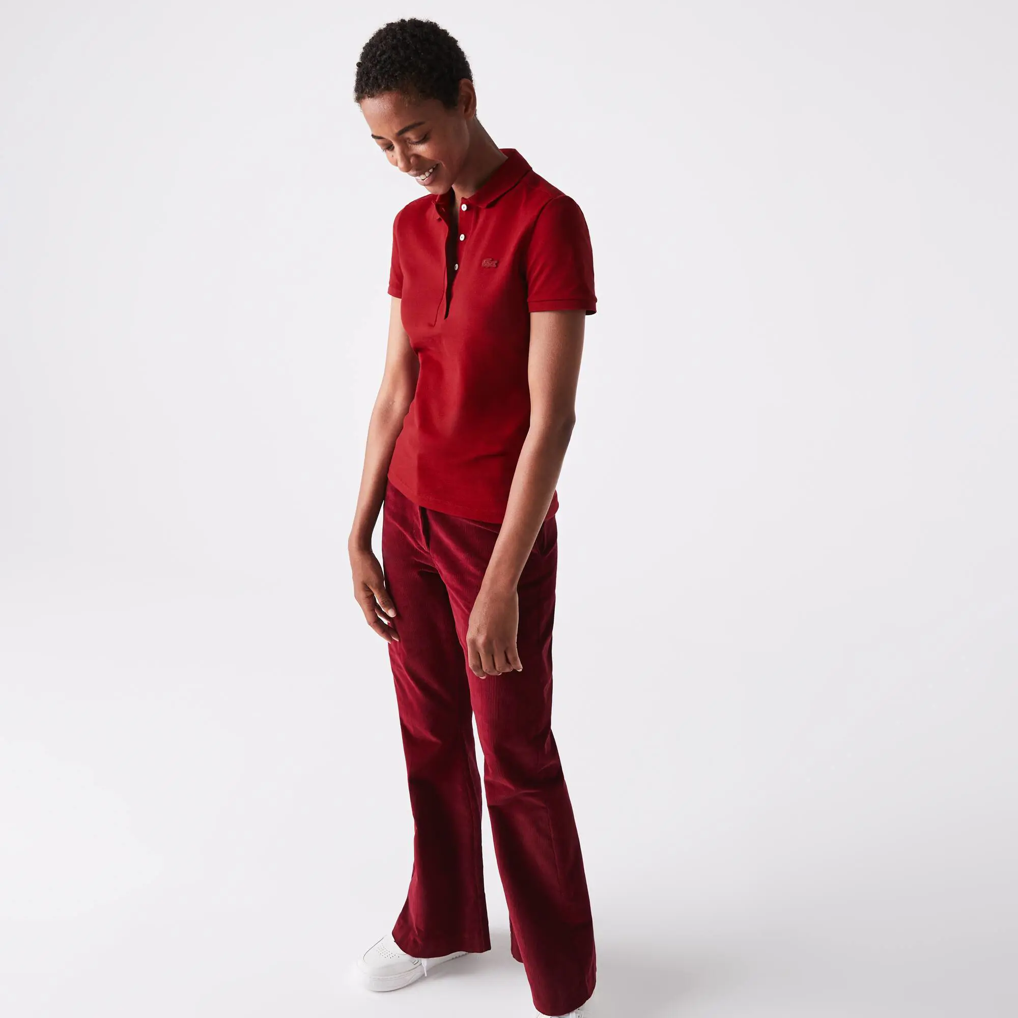 Lacoste Polo Lacoste en piqué de algodón stretch para mujer. 1 Lacoste Polo Lacoste en piqué de algodón stretch para mujer. 1