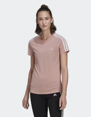 LOUNGEWEAR Essentials Slim 3-Stripes Tişört