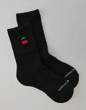 Cherry Crew Sock