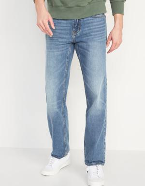 Wow Loose Non-Stretch Jeans for Men blue