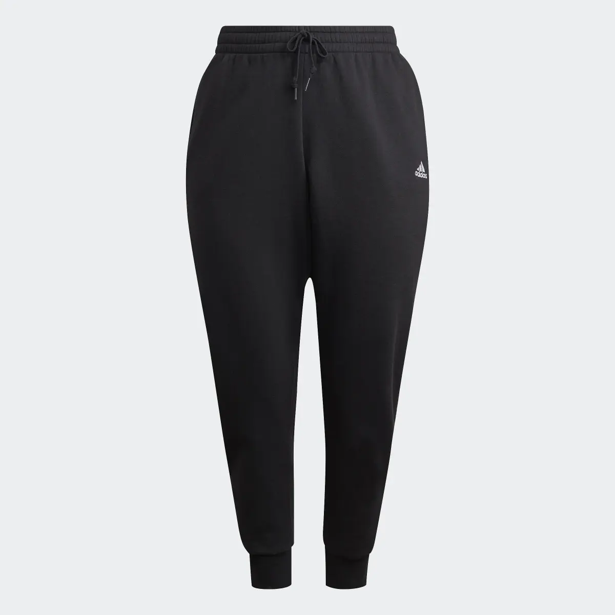 Adidas Essentials 3-Stripes Fleece Pants (Plus Size). 1