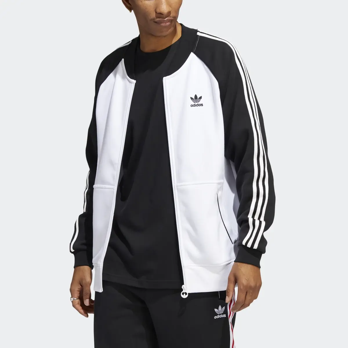 Adidas SST Fleece Track Top. 1