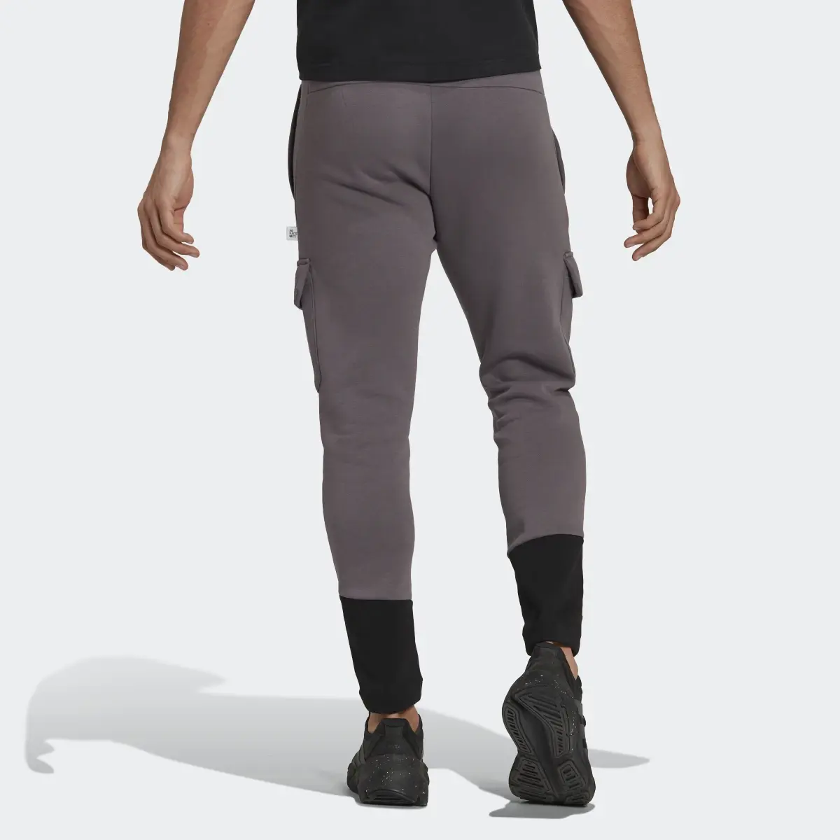 Adidas Future Icons Fleece Cargo Pants. 2