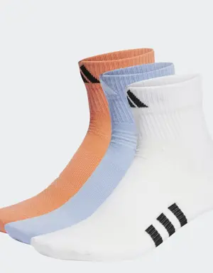 Adidas Performance Light Mid-Cut Socks 3 Pairs