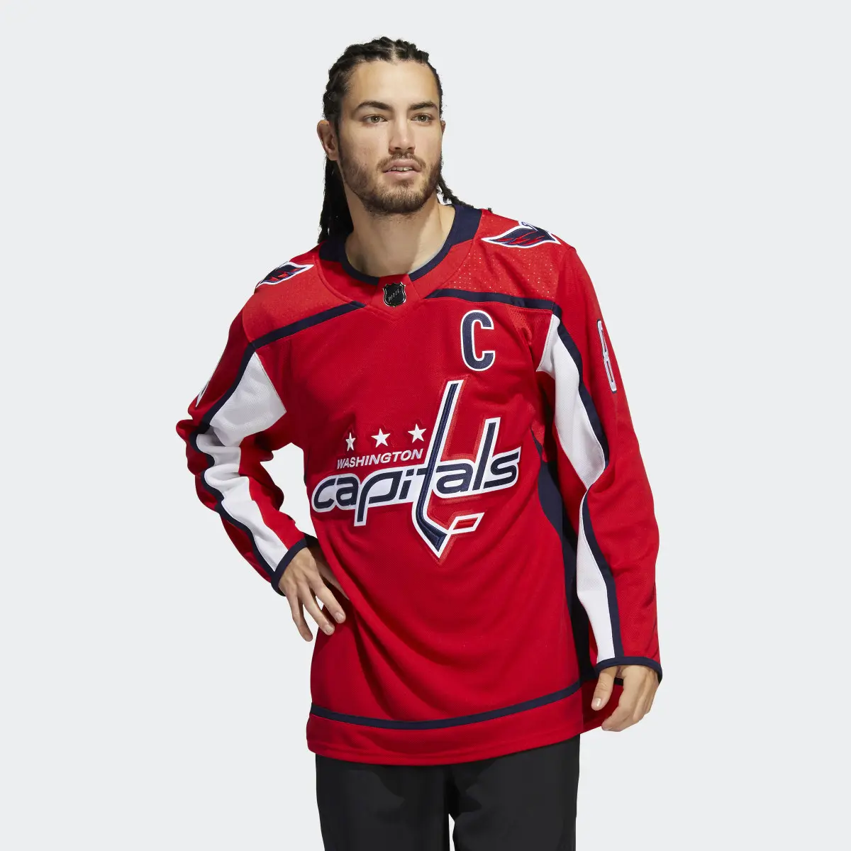 Adidas Capitals Ovechkin Home Authentic Jersey. 2