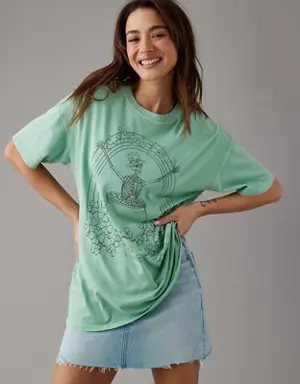 Oversized St. Patrick's Day Graphic T-Shirt