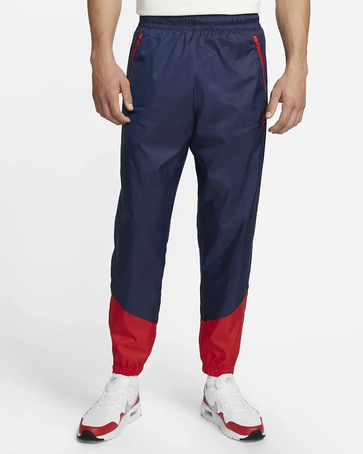 Nike windrunner store pants blue