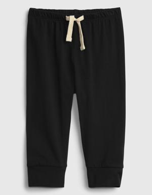 Baby Organic Cotton Mix and Match Pull-On Pants black