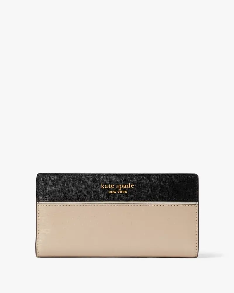 Kate Spade Morgan Colorblocked Slim Bifold Wallet. 1