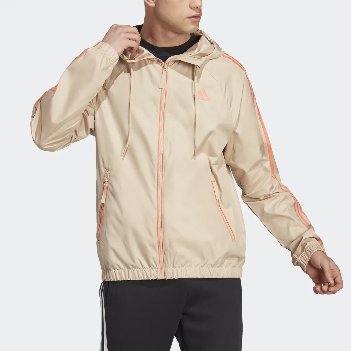 Adidas BSC 3-Stripes Wind Jacket. 1