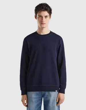 100% cotton crew neck sweatshirt