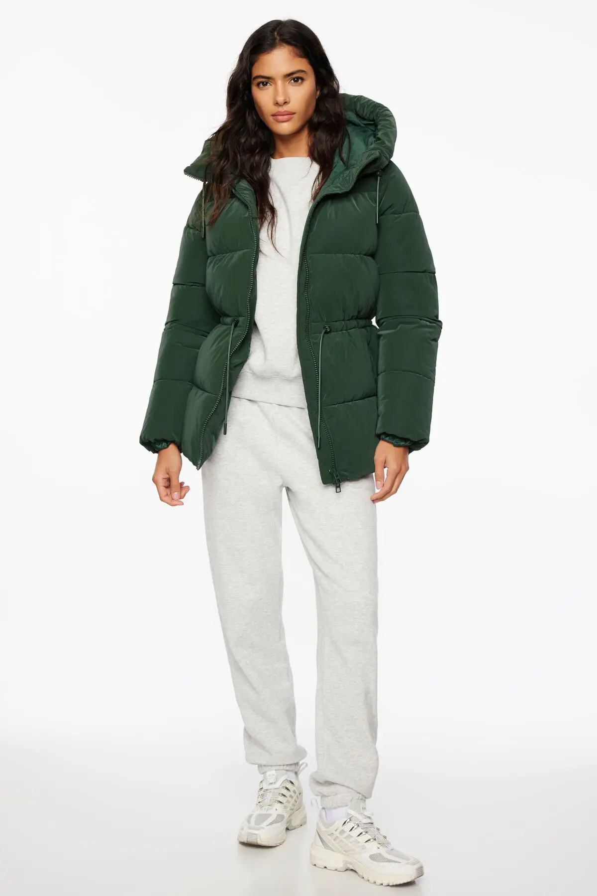 Dynamite Lustre Puff ™ Cinched Waist Puffer Jacket. 2