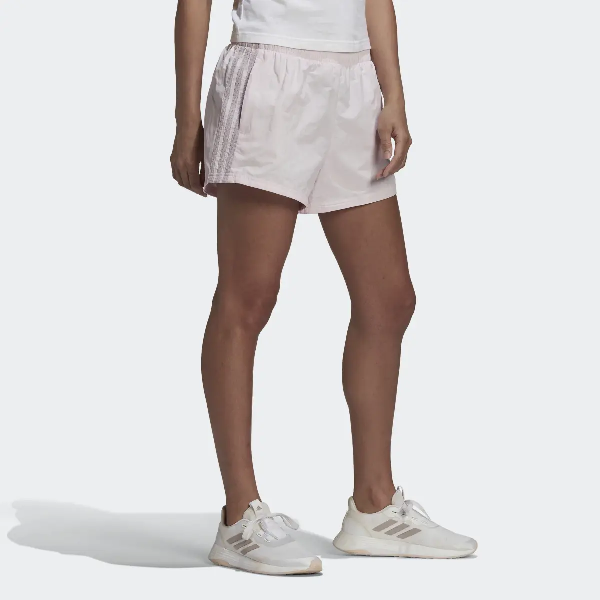 Adidas Essentials 3-Stripes Woven Shorts (Loose Fit). 3