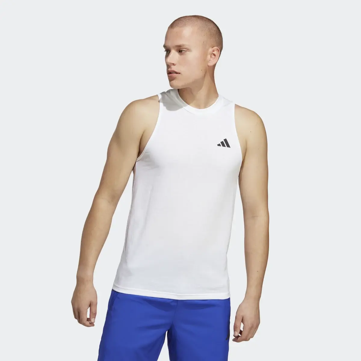 Adidas T-shirt da allenamento Train Essentials Feelready Sleeveless. 2