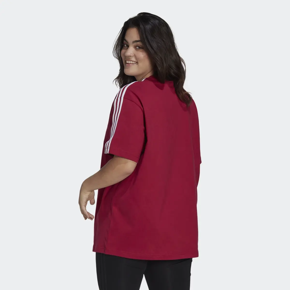 Adidas Centre Stage Tee (Plus Size). 3