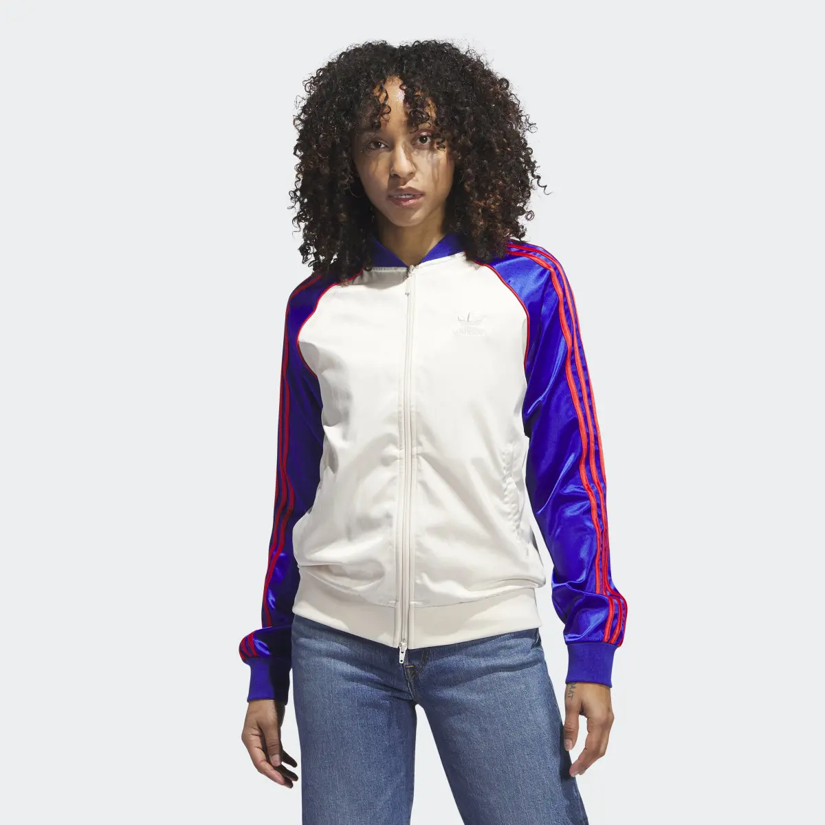 Adidas Satin SST Track Jacket. 2