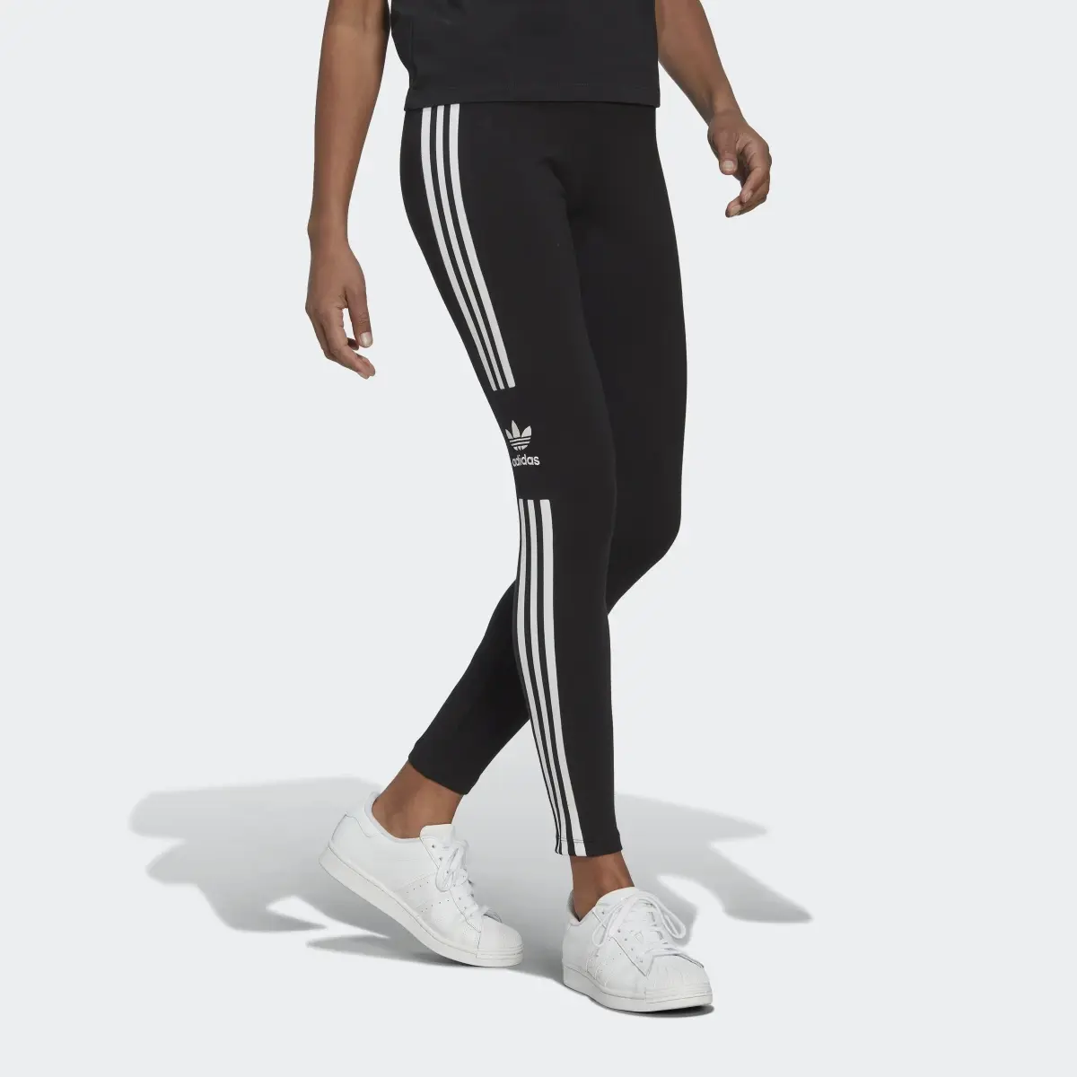 Adidas LOUNGEWEAR Trefoil Leggings. 3