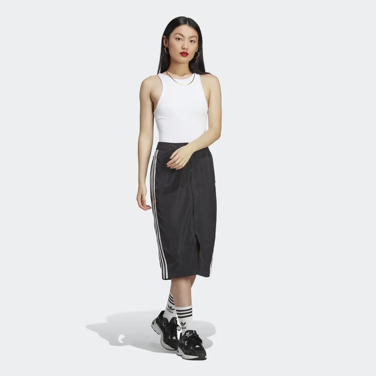 Adidas Adicolor Classics Long Track Skirt. 3