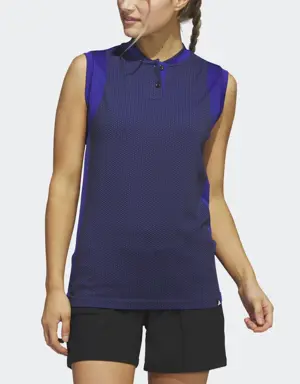 Adidas Ultimate365 Tour Sleeveless Primeknit Golf Polo Shirt