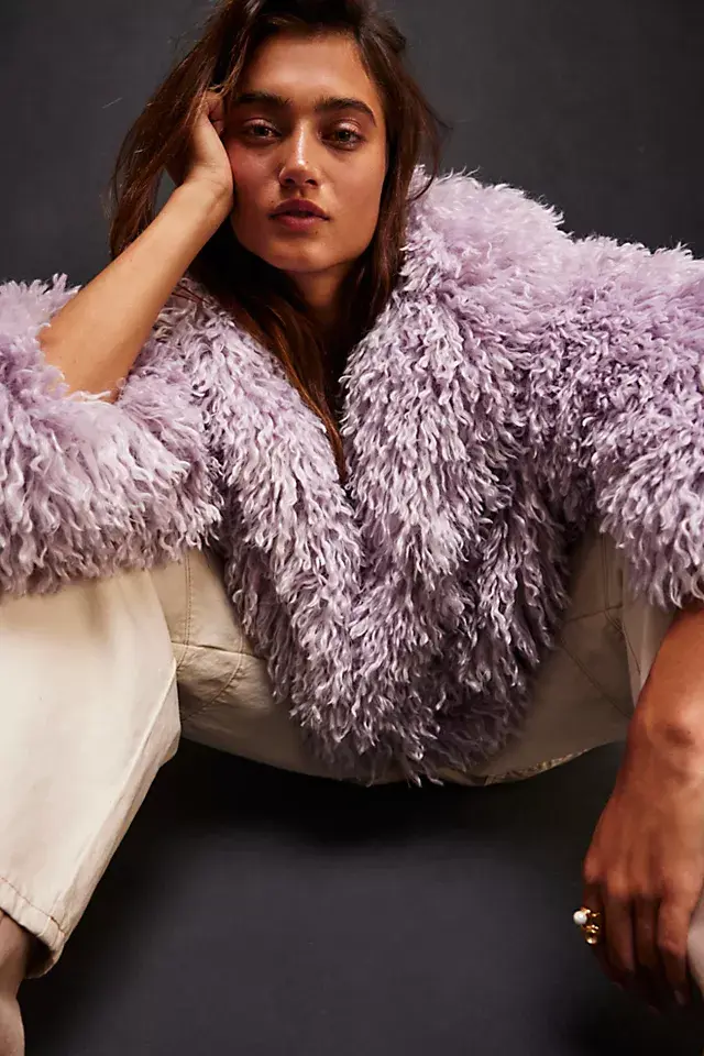 Free People Stargazer Fur Jacket. 1 Free People Stargazer Fur Jacket. 1