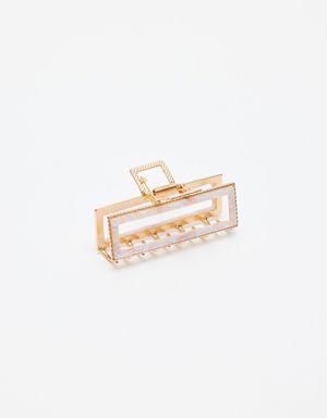 Metal Rectangle Claw Hair Clip