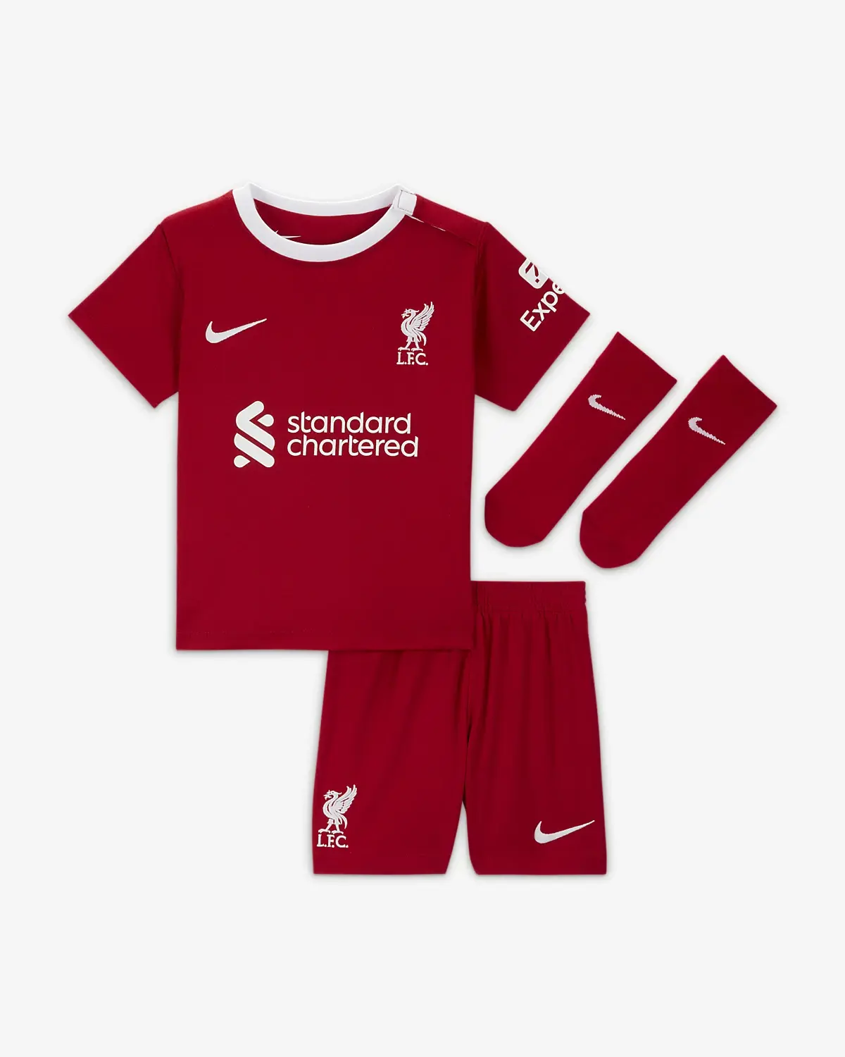 Nike Equipamento principal Liverpool FC 2023/24. 1