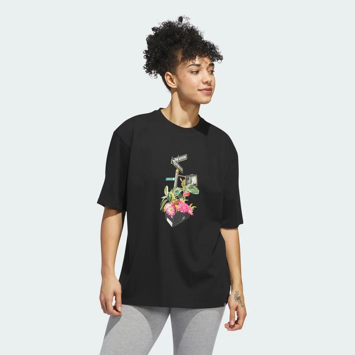 Adidas NY Graphic Short Sleeve Tee. 2