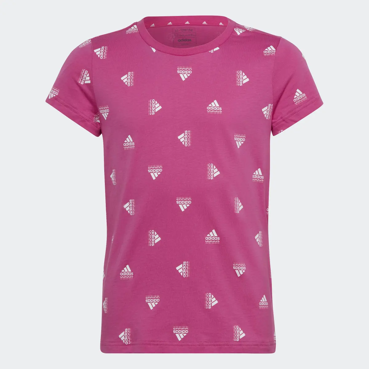 Adidas Playera de Algodón Estampada Brand Love. 1