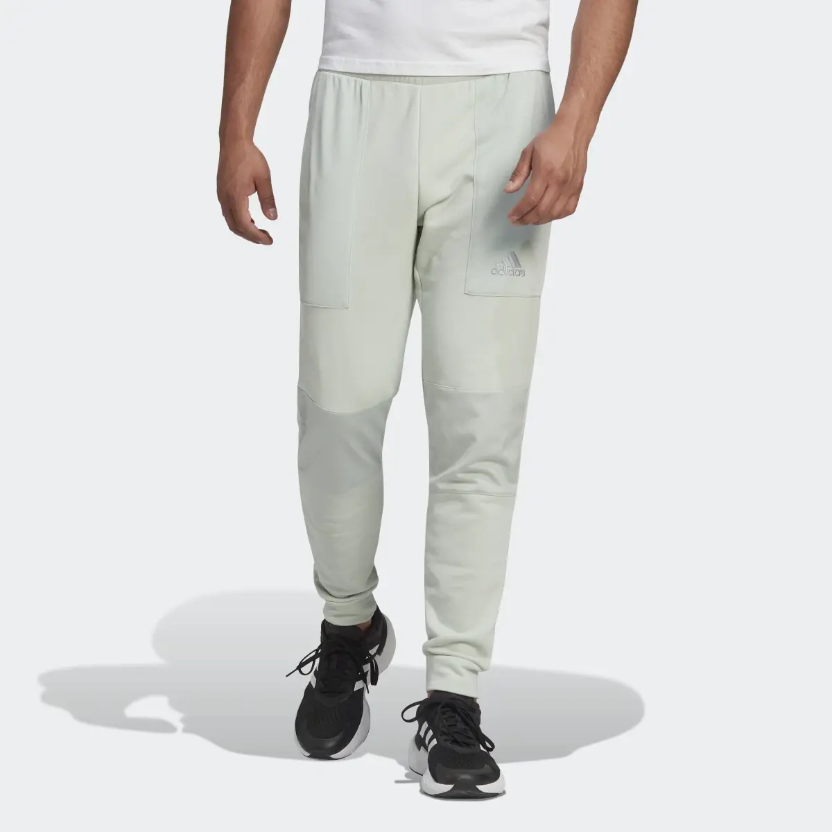 Adidas Essentials BrandLove French Terry Pants. 1