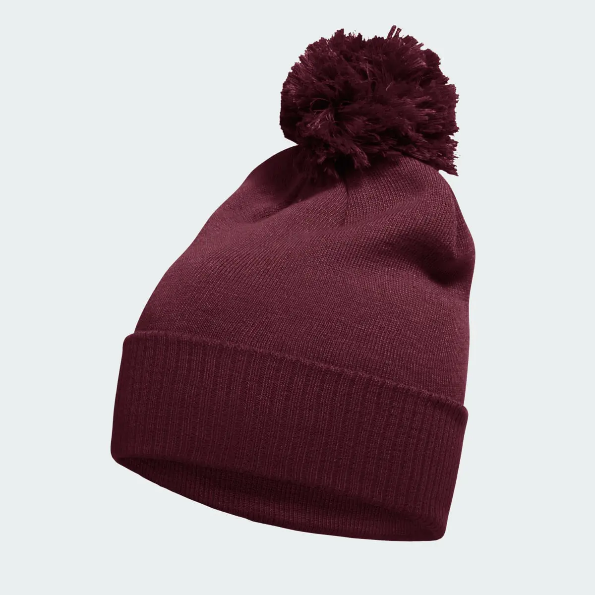 Adidas Solid Cuffed Pom Beanie. 1